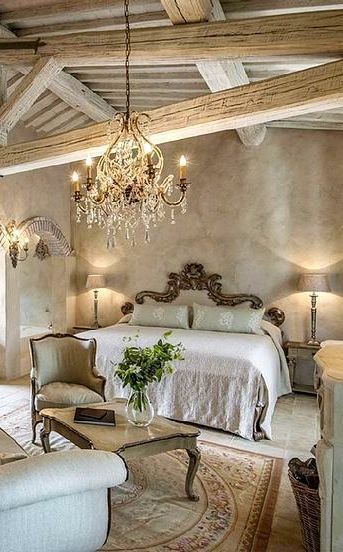 Country French Bedroom, French Country Decorating Bedroom, Country Bedroom Decor, French Style Bedroom, French Country Bedrooms, French Bedroom, Decor Ikea, Interior Vintage, Country Bedroom