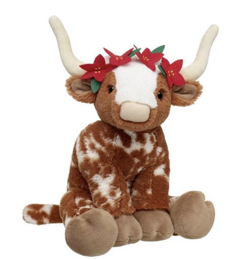 Cow Build A Bear, Poinsettia Garland, Cardboard Shipping Boxes, Colorful Gifts, Crafts For Girls, Build A Bear, Gamer Gifts, Highland Cow, Happy Christmas