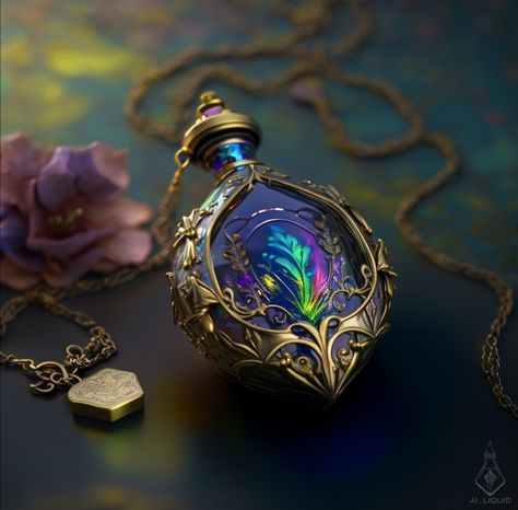 Magic Gem Fantasy Art, Fantasy Pendant Art, Magic Objects Aesthetic, Fantasy Inspired Jewelry, Fantasy Accessories Jewelry, Magic Necklace Art, Fantasy Gemstone Art, Jewelry Fantasy Art, Magic Jewelry Art