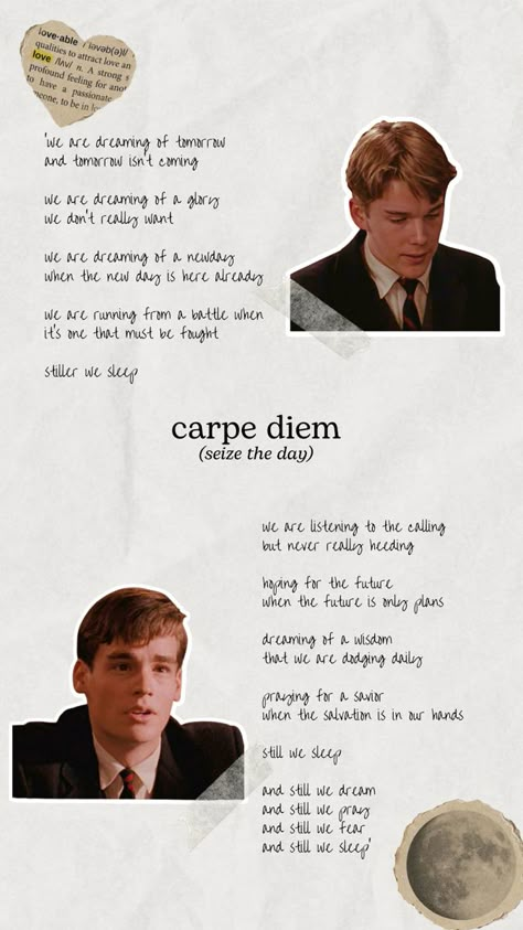 #toddanderson #neilperry #deadpoetsociety #dps #deadpoets #wallpaper #ethanhawke #robertseanleonard #anderperry Dead Poets Society Quotes, Dead Poets Society Aesthetic, Sean Leonard, Society Quotes, Oh Captain My Captain, Words That Describe Feelings, Captain My Captain, Dead Poets Society, Literature Quotes