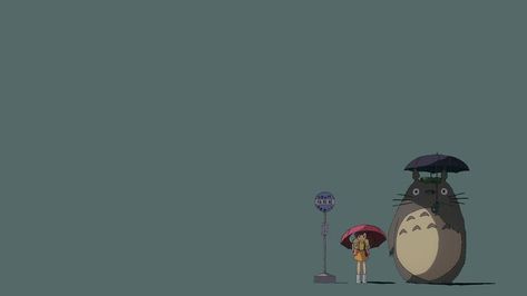 Totoro Aesthetic, Cute Totoro, Wallpapers Laptop, Wallpaper Notebook, Computer Wallpaper Desktop Wallpapers, Cute Laptop Wallpaper, Neighbor Totoro, Desktop Wallpaper Art, Cute Desktop Wallpaper