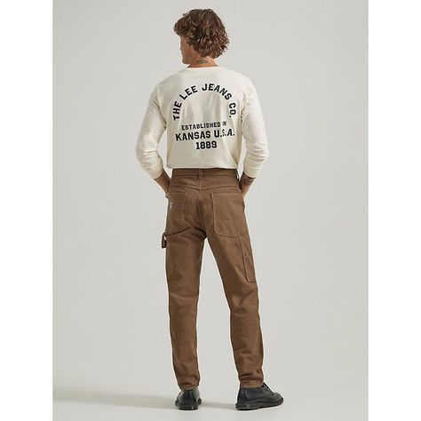 Mens Workwear Denim Carpenter Pants Truffle- #Carpenter #denim #Mens #pants #Truffle #Workwear Check more at https://howcandothis.com/manstyle/mens-workwear-denim-carpenter-pants-truffle/ Cuffed Pants Men, Carpenter Outfits Men, Men’s Pants, Carpenter Pants Outfit Men, Mens Fall Fashion Casual, Work Wear Men Workwear, Workwear Outfit Men, Workwear Fashion Men, Carpenter Pants Outfit