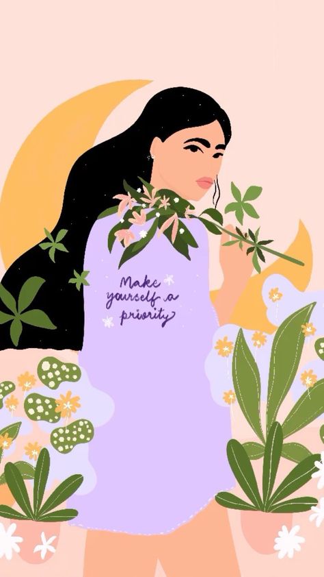 Make Myself A Priority, Peaceful Lifestyle, Happy Wallpaper, Make Yourself A Priority, Diy Resin Crafts, Art Prints For Home, Hippie Art, Dreamy Art, Make Yourself