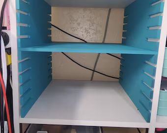 BlackFoxCraftery - Etsy Square Shelves, Cube Shelving Unit, Cube Shelving, Cubby Organizer, Ikea Kallax Shelf, Craft Shack, Ikea Alex Drawers, Shelf Insert, Pegboard Storage