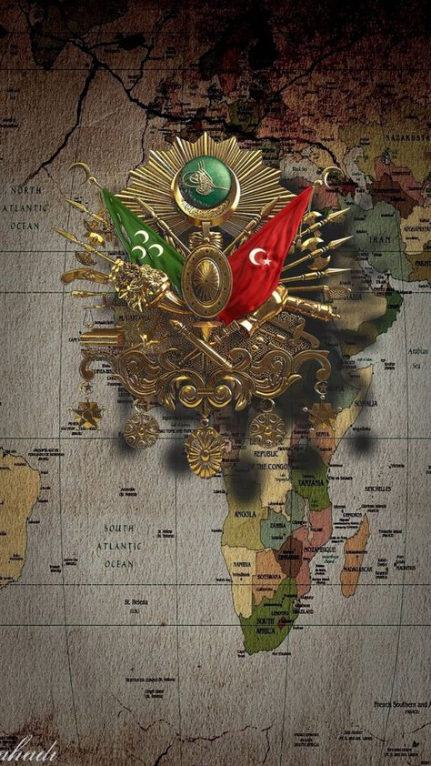 Ottoman Empire Aesthetic, Ottoman Empire Wallpaper, Turkish Flag Wallpapers, Turkish Symbols, Turkish Art Ottoman Empire, Ottoman Flag, Jurassic World Wallpaper, Empire Wallpaper, Turkey History