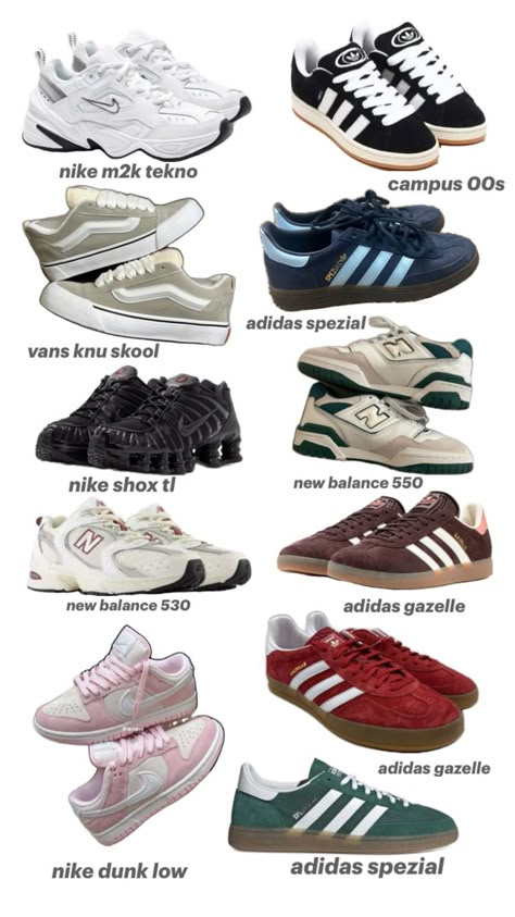 Shoes That Fit Every Outfit, Shoes For Middle School, Shoes For Teens, Shoe Types, Street Style Outfits Casual, Shoes Names, Pretty Sneakers, Fairy Shoes