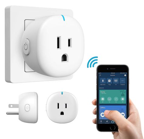 MoKo WiFi Smart Plug Mini WiFi Outlet Mini Socket Compatible with Alexa Echo… >>> Click image for more details. (This is an affiliate link) Home Appliances Sale, Home Appliance Store, Appliance Repair Service, Alexa Echo, Appliance Packages, Life App, Smart Home Automation, Smart Plug, Appliance Repair