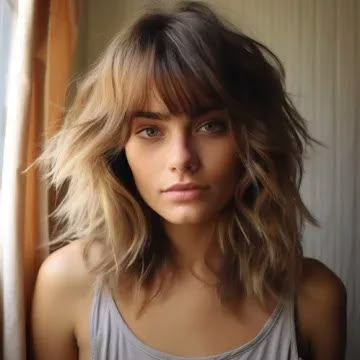 40 Best Shaggy Bob with Bangs Haircut Ideas Shaggy Italian Bob, Bob With Long Curtain Bangs, Shaggy Bob With Bangs, Bangs Haircut Ideas, Dark Blonde Bobs, Corte Shaggy, Long Curtain Bangs, Blonde Bob With Bangs, Shaggy Haircut