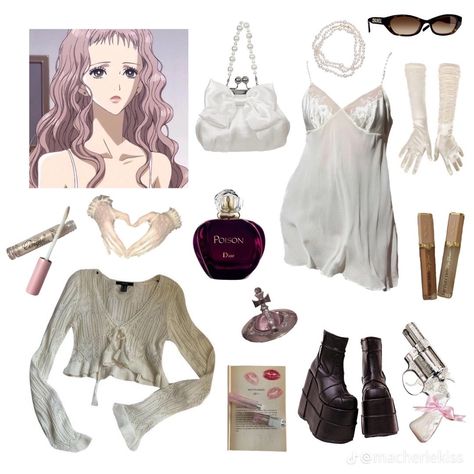 Hachi Inspired Outfits, Paradise Kiss Outfits, Nana Outfits, Nana Clothes, Nana Fashion, Kiss Outfits, Nana Anime, Alt Clothes, Paradise Kiss