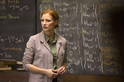 "Interstellar" movie still, 2014.  Jessica Chastain as Murphy Cooper. Murph Interstellar, Interstellar Film, Interstellar 2014, Throwback Friday, Brian Greene, Interstellar Movie, Sir Anthony Hopkins, Kate Mckinnon, Ready Player One