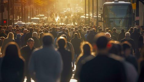 Busy City Street, Crowd Of People Walking, Crowd Of People, People Walking, Wedding People, Busy City, Cityscape Photos, City Street, Logo Banners