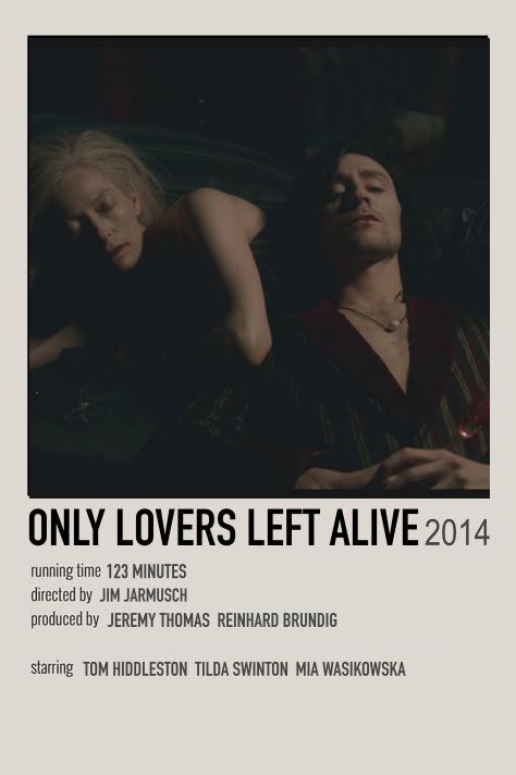 Lovers Movie, Only Lovers Left Alive Poster, Tom Hiddleston Only Lovers Left Alive, Only Lovers Left Alive Aesthetic, Best Films, Series To Watch, The Lovers, Movie Hacks, Only Lovers Left Alive