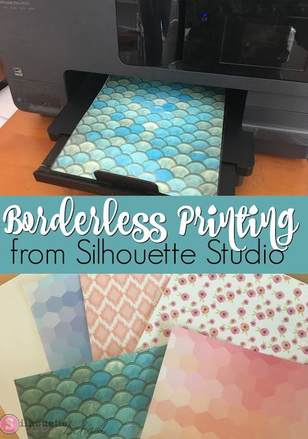 Borderless Printing from Silhouette Studio Silhouette Hacks, Silhouette Cameo Beginner, Vinyl Projects Silhouette, Silhouette School Blog, Inkscape Tutorials, Silhouette Cameo Crafts, Silhouette Curio, Silhouette School, Silhouette Cameo Tutorials