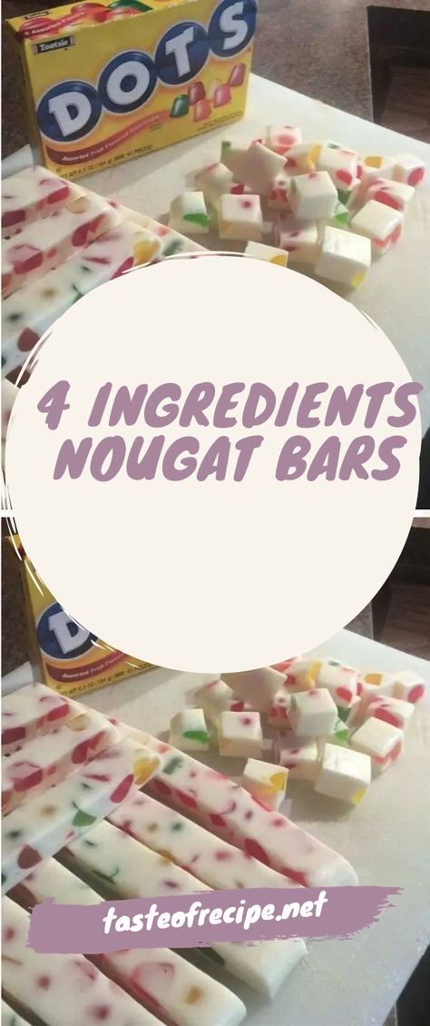 Satisfy your sweet cravings with our 4-Ingredient Nougat Bars! Made with just four simple ingredients, these bars are a delightful blend of chewy nougat, crunchy nuts, and sweet honey. Quick, easy, and utterly irresistible! 🍯🌰🍫 #EasyRecipes #SweetIndulgence #NougatLovers Nougat Bars, Cooking Game, Sweet Cravings, Cooking Games, 4 Ingredient, Weight Watchers Meals, 4 Ingredients, Just Desserts, Delicious Recipes