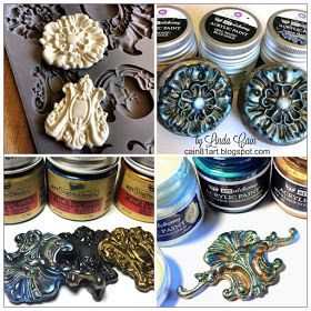 FRIENDS in ART: Creating Decorative Embellishments Iod Molds, Iod Moulds, Finnabair Art, Decoration Vitrine, Formy Silikonowe, Retro Cafe, Furniture Appliques, Iron Orchid Designs, Cafe Art