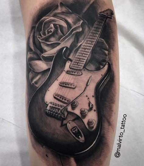 http://www.neatotattoo.club/ Fender Tattoo, Guitar Tattoo Ideas, Guitar Tattoos, Portrait Tattoo Sleeve, Guitar Tattoo Design, Realistic Rose Tattoo, Brother Tattoos, Nature Tattoo Sleeve, Guitar Tattoo