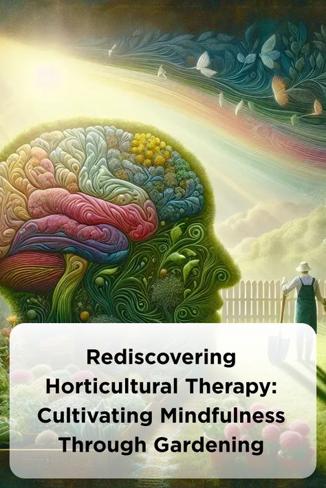 Rediscovering Horticultural Therapy: Cultivating Mindfulness Through Gardening Horticultural Therapy, Garden Activities, Executive Functioning Skills, Holistic Approach To Health, Mental Health And Wellbeing, School Garden, Environmental Health, Mental Health Support, Holistic Living