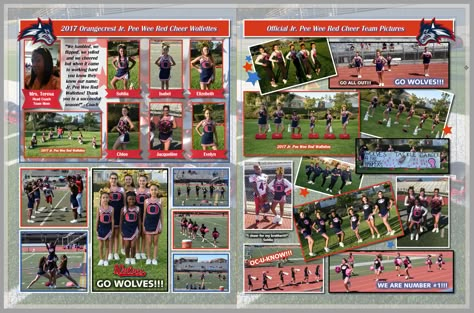 A yearbook page example I created for a football team. Varsity Cheer Yearbook Page, Cheerleading Yearbook Page, Sports Yearbook Pages, Volleyball Yearbook Page Ideas, Football Yearbook Pages, Football Yearbook Spread, Football Layout, Yearbook Page Ideas, Yearbook Committee