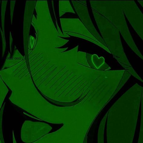 Green Yandere Aesthetic, Neon Green Pfp, Aesthetic Dark Green Wallpaper, Green Matching Pfp, Green Profile Picture, Green Pfp Aesthetic, Green Anime Pfp, Green Aesthetic Pfp, Green Anime Aesthetic