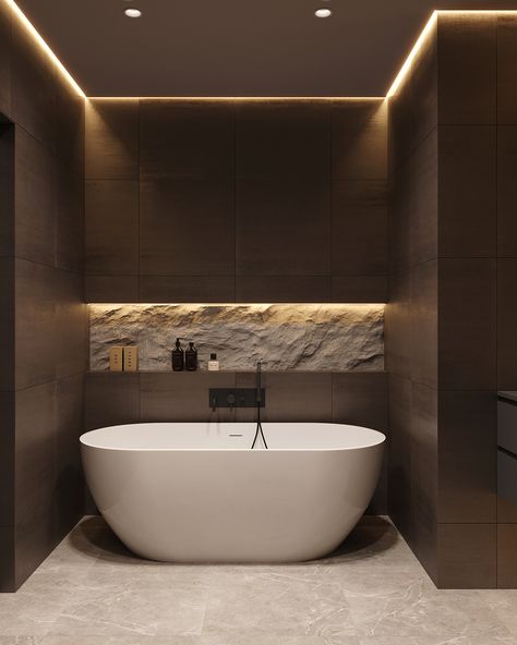 Dark Modern Bathroom, Toilet And Bathroom Design, Modern Luxury Bathroom, Modern White Bathroom, Bathroom Design Black, Modern Apartment Design, White Bathroom Designs, Dark Bathrooms, Bathroom Inspiration Modern