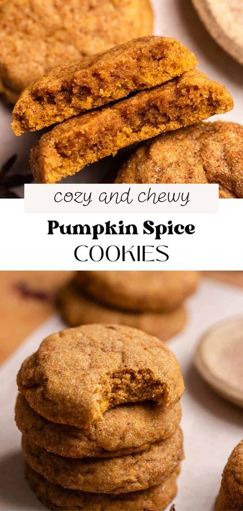 One Sweet Mama Pumpkin Cookies, Chewy Pumpkin Cookies Recipes, Soft And Chewy Pumpkin Cookies, Chewy Pumpkin Spice Cookies, Pumpkin Puree Cookies Easy, Easy Pumpkin Cookies Simple, Pumpkin Soft Cookies, Pumpkin Cookie Recipe Easy, Pumpkin Puree Cookies