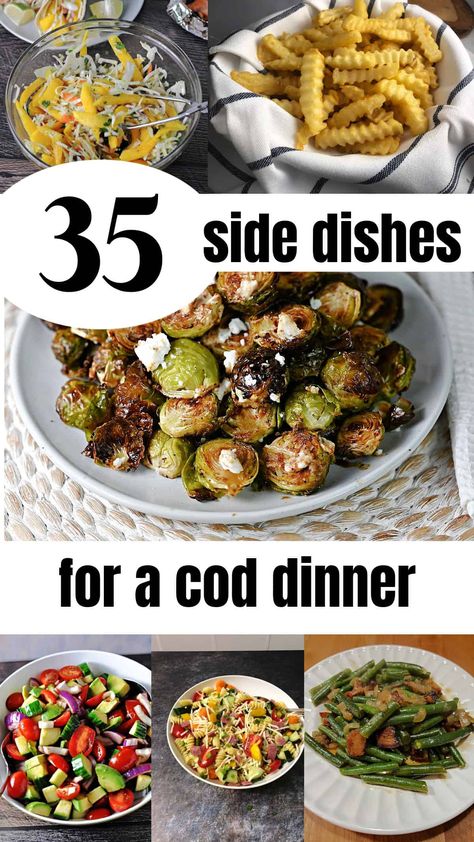 Pin for side dishes for cod. Side Dishes For Cod, Sides With Fish, Breaded Cod, Simple Spinach Salad, Side Dishes For Fish, Vegetable Side Dishes Healthy, Heirloom Tomato Salad, Quick Side Dishes, Creamy Coleslaw