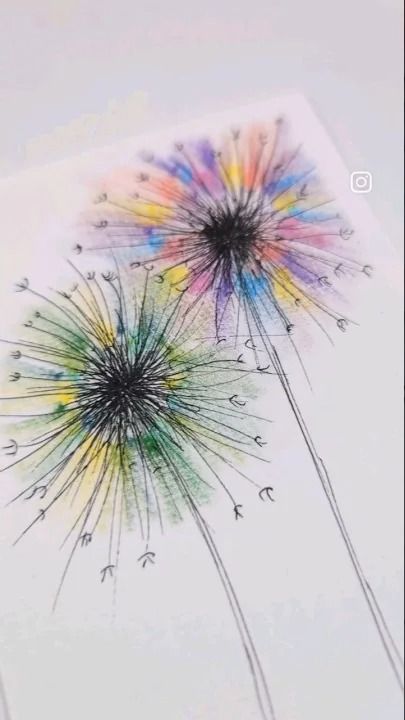 How I draw dandelions with soft pastels #reels #drawing #drawingtutorial #dandelions #drawingflowers #floraldrawing #drawingforbeginners Let's learn and draw... Dandelion Drawings, Dandelion Drawing, Dandelion Painting, Floral Drawing, Card Techniques, Drawing For Beginners, Fabric Markers, Painting Tutorial, Soft Pastel