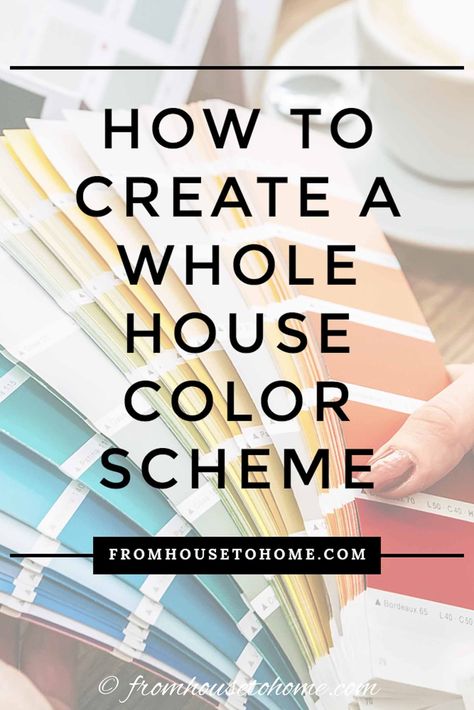 Whole House Color Scheme, Interior Paint Colors Schemes, Bright Interior, Interior Decorating Tips, House Color Palettes, Paint Color Schemes, House Color Schemes, House Color, Room Paint Colors