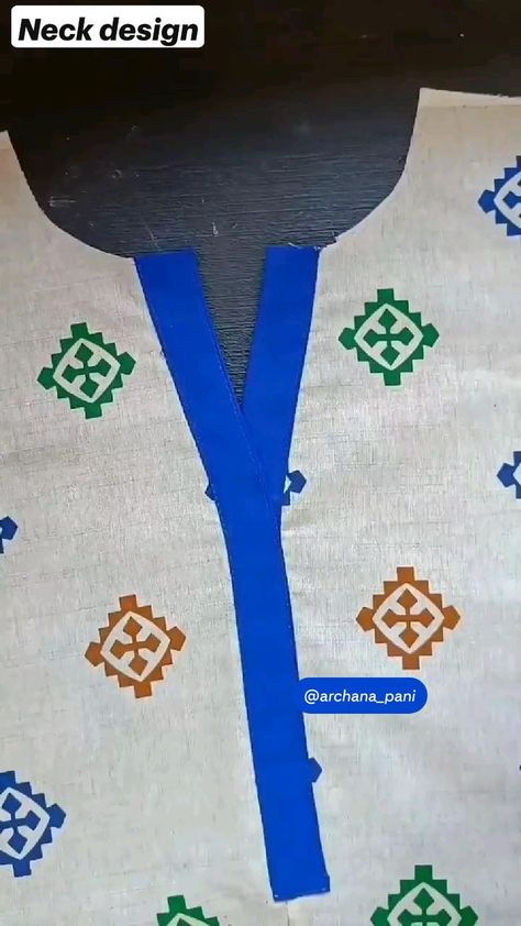 Neck design in 2022 | Sewing techniques, Sewing lessons, Sewing basics Neck Design Sewing Hacks, Neck Sewing Pattern Neckline, Neck Stiching Designs, Sewing Necklines Ideas, Sewing Pattern Design Tutorials, Kurti Stitching Ideas, Stiching Ideas Kurti, Neck Stitching, Sewing Collars