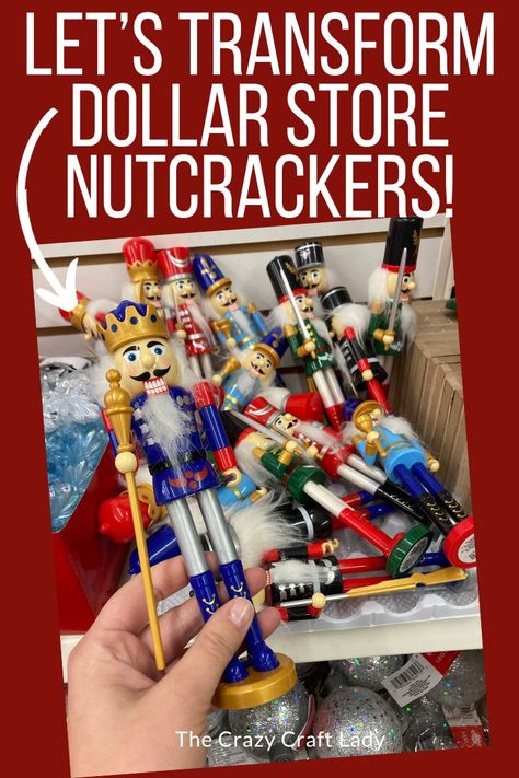 Displaying Nutcrackers At Christmas, Dollar Tree Nutcracker Diy, Nutcrackers Display, Tartan Decor, Nutcracker Crafts, Nutcracker Christmas Tree, Nutcracker Decor, Dollar Store Christmas Crafts, Nutcracker Christmas Decorations