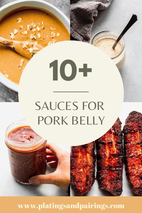 Crispy Pork Belly Dipping Sauce, Pork Dipping Sauce Recipes, Smoked Pork Sauce, Pork Belly Glaze Recipes, Pork Belly Sauce Recipes, Sauce For Pork Belly, Pork Belly Dipping Sauce Recipes, Pork Belly Appetizer Recipes, Pork Belly Dipping Sauce