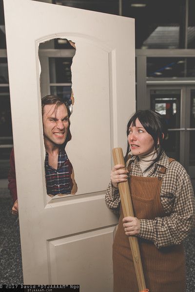 Stephen King Costume Ideas, The Shining Cosplay, Stephen King Costumes, The Shining Couple Costume, Stephen King Halloween Costumes, The Shining Halloween Costume, The Shining Costume, Shining Costume, Halloween Camping