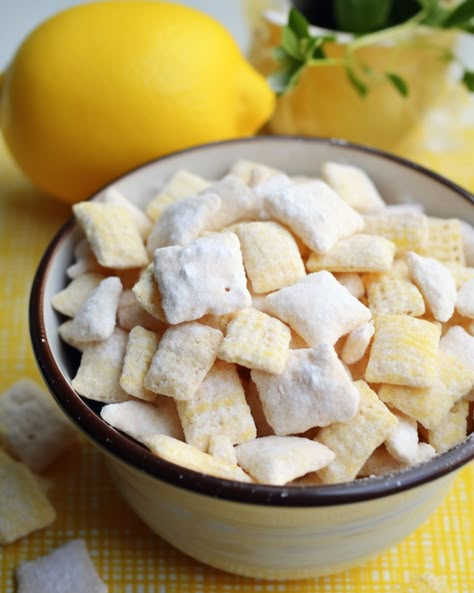 Lemon Chex Mix, Lemon Chex, Desserts Crockpot, Lemon Buddies, Lemon Puppy Chow, Puppy Chow Ingredients, Recipe Categories, Puppy Chow Recipes, Chex Mix Recipes