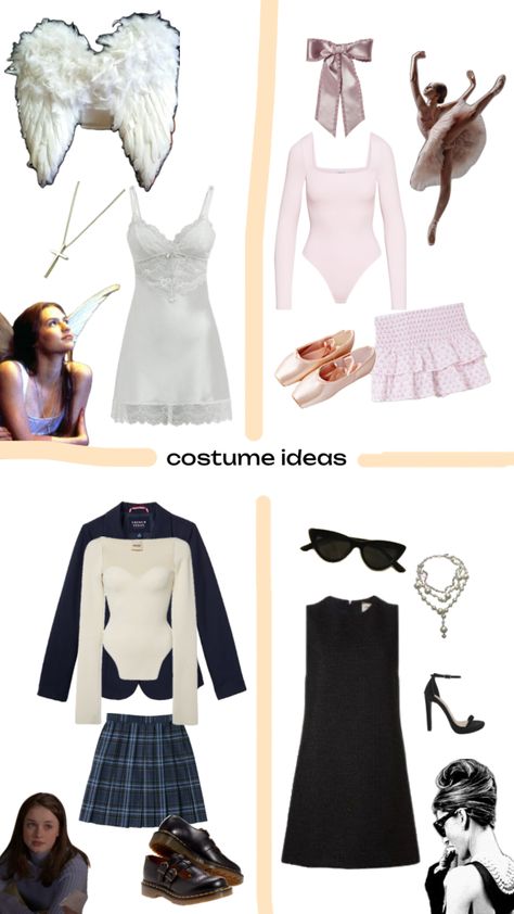 halloween costume inspo! #halloween #halloweencostume #costume #rorygilmore #ballet #audreyhepburn #romeoandjuliet Juliet Halloween Costume, Juliet Halloween, Costume Inspo, Rory Gilmore, Romeo And Juliet, Audrey Hepburn, Create Collage, Your Aesthetic, Halloween Costume