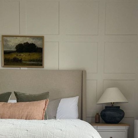 Little Greene on Instagram: "The Slaked Lime colour family is extremely versatile and can be used in almost every setting due to it being neither too warm or too cool. @insidenumber5 pairs Slaked Lime - Mid and Slaked Lime - Dark in this bedroom space for a calming, timeless finish. ⁠ ⁠ Walls: Slaked Lime Mid⁠ Woodwork: Slaked Lime Dark" Slaked Lime Little Greene, Slaked Lime Dark, Slaked Lime Mid, Slaked Lime, 25 Beautiful Homes, Bedroom Space, Uk Homes, Paint Colours, Little Greene