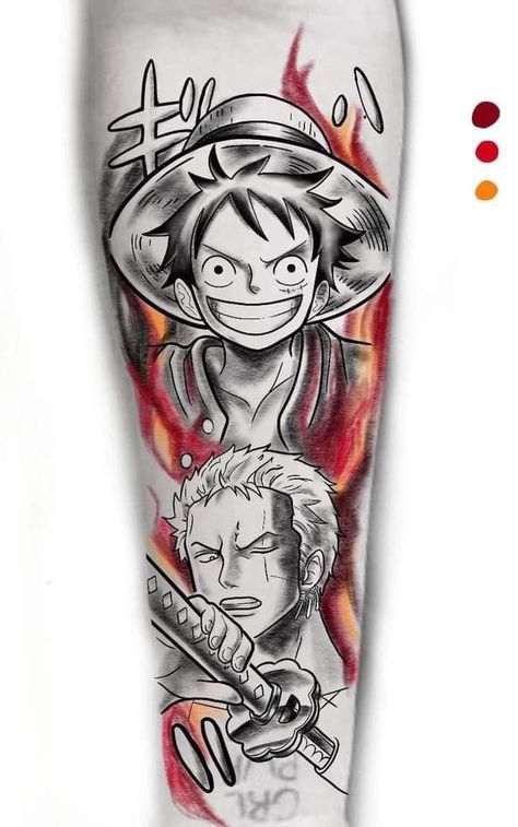 One Piece Full Sleeve Tattoo, One Piece Half Sleeve Tattoo, Luffy One Piece Tattoo Design, Luffy Tattoo Design, Anime Tattoo Ideas Manga, Luffy Tattoo Ideas, Galaxy Tattoo Sleeve, Watch Tattoo Design, Arm Tattoos Drawing