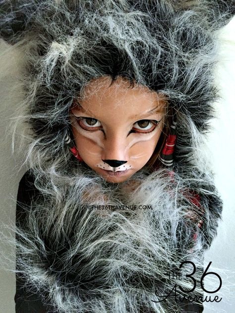 Halloween Costumes - This Wolf Costume is supers cute, comfortable and perfect for kids and adults. You can do this DIY Wolf Makeup with items that you may already have at home! Easy Wolf Costume, Toddler Werewolf Costume, Werewolf Costume Kids, Wolf Costume Diy, Wolf Costume Kids, Wolf Face Paint, Halloween Costume Ideas For Kids, Werewolf Makeup, Wolf Halloween Costume