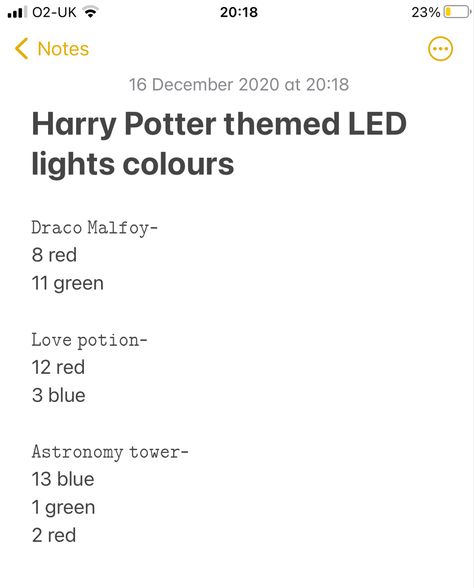 Harry potter themed colours Led Light Color Diy Sage Green, Sage Green Led Lights Diy, How To Make Sage Green Led Lights, Led Light Colours, How To Make Dark Green Led Lights, Led Hacks, Harry Potter Led Light Colors, Led Light Ideas, Harry Potter Led Lights