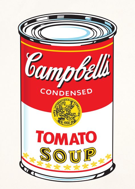 Campbells Soup, Campbell Soup, Art Pop, Wall Art Canvas Painting, Andy Warhol, Canvas Texture, Print Pictures, Art World, Framed Wall Art