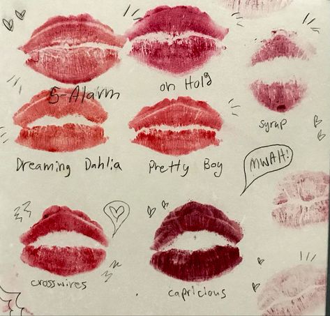 Smudged Lipstick Drawing, Lipstick Ciggerate, Lipstick Swatches Aesthetic, Smudged Lipstick Aesthetic, Lipstick Engraving, Lip Stain Aesthetic, Lipstick Stain Aesthetic, Smudged Lipstick, Smudge Lipstick