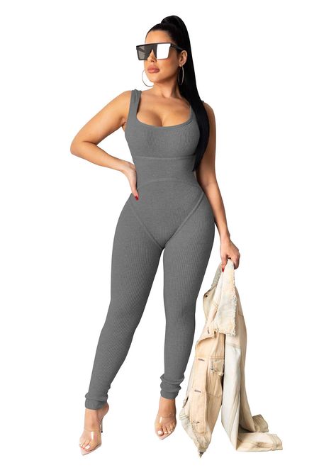 One Piece Outfits, Bodycon Bodysuit, Sports Workout, Body Suits, Holiday Cocktail, Bodycon Jumpsuit, Jumpsuit Outfit, One Piece Outfit, Ribbed Bodysuit