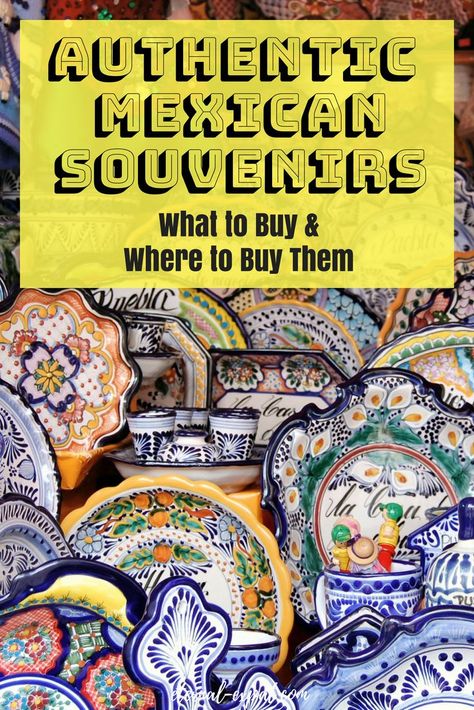 The best mexican souvenirs to find on your trip to Mexico. This is a guide to 10 of my favorite authentic mexican souvenirs and where you should get them from to ensure they are the real deal. #mexicotravel #mexico #shopping #Mexicocity Mexican Souvenirs, Mexico Shopping, Cozumel Cruise, Vacation In Mexico, Mexico Cruise, Trip To Mexico, Cozumel Mexico, Mexico Beach, Puerto Vallarta Mexico