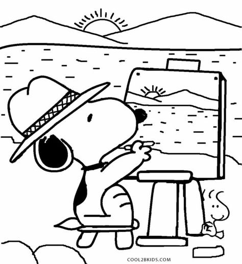 Printable Snoopy Coloring Pages For Kids | Cool2bKids Snoopy Coloring Pages, Snoopy Drawing, Valentine Coloring Pages, Pumpkin Coloring Pages, Dog Coloring Page, Fall Coloring Pages, Valentine Coloring, Unicorn Coloring Pages, Cartoon Coloring Pages