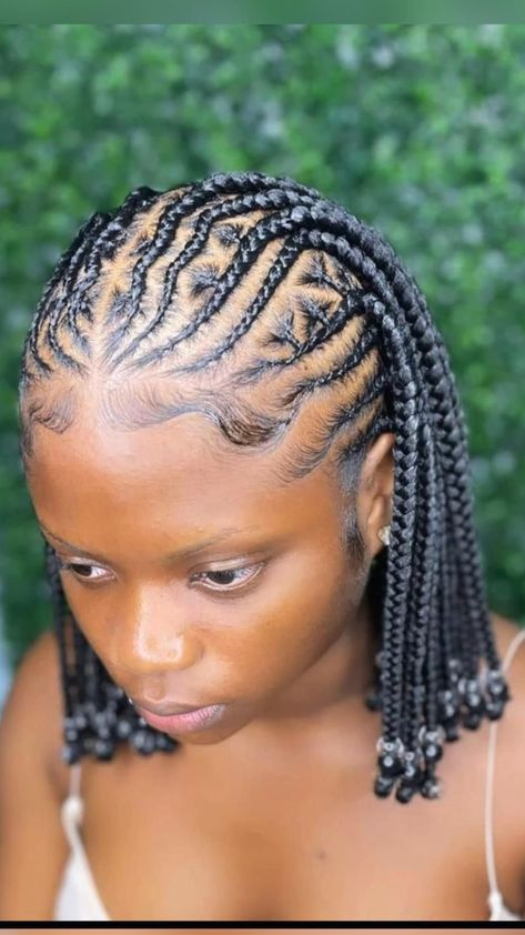 tribal braids #hairdesign #womenhairstyle #hairstyle Natural Braided Hairstyles, Protective Hairstyles For Natural Hair, Feed In Braids Hairstyles, Single Braids, African Hair Braiding Styles, Braided Cornrow Hairstyles, Protective Hairstyles Braids, Hair Twist Styles, Girls Hairstyles Braids