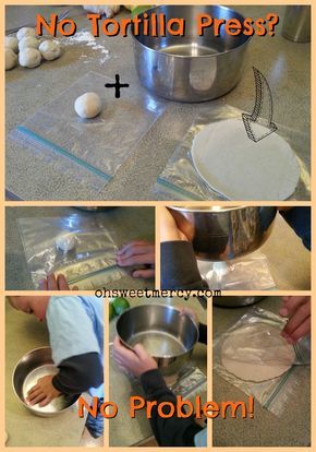 Homemade Corn Tortillas plus an easy tortilla press hack Tortilla Press Hack, Maseca Tortilla Recipe, Making Corn Tortillas, Corn Tortilla Recipes, Tortilla Maker, How To Make Corn, Homemade Corn Tortillas, How To Make Tortillas, Bread Alternatives