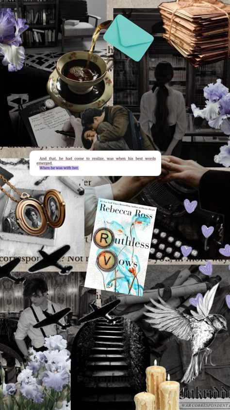 Fantasy, love story, happy ending, war correspondent, iris winnow, Roman kitt, book art Ross Aesthetic, Vows Book, Rebecca Ross, Book Reading Journal, The Book Thief, Beloved Book, Vow Book, Romantic Books, Book Dragon