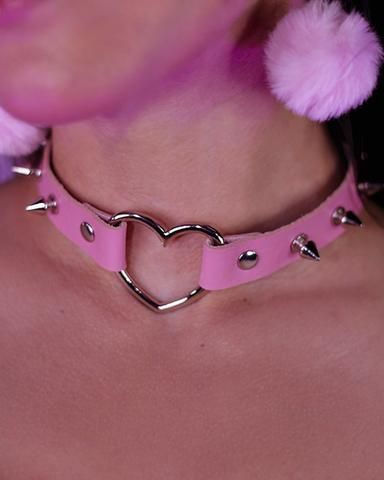 LINGERIE for Women's Rave Clothing & EDM Festival Outfits | Rave Wonderland Rave Wonderland, Spike Choker, Edm Festival Outfit, Pink Goth, Goth Choker, Pink Choker, Festival Outfits Rave, Rave Accessories, Rave Clothing