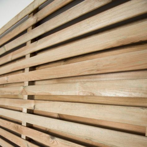 Slat Fence, Slatted Fence, Horizontal Slat Fence, Slatted Fence Panels, Timber Posts, Sawn Timber, Mom Hair, Fence Designs, Contemporary Garden Design