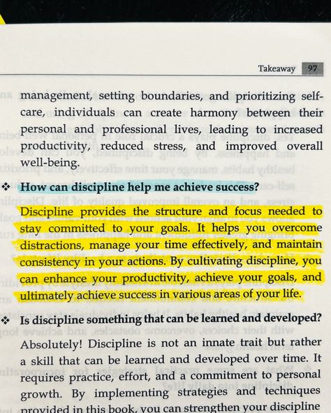 📍Self- discipline+ consistency+ breaking the barriers= unlock the door to your own success. ✨The book ‘No. 1 Rule to success is discipline’ will help you develop discipline in 10 small steps and cultivate a positive and growth mindset. The book will teach you empower yourself to make better decisions, have self control, develop resilience and unlock your true potential. ✨The book will help you how to maintain consistency by breaking your big goals into small and achievable tasks and stay m... Self Control Books, How To Have Self Control, How To Have Discipline, Books Summaries, Importance Of Discipline, Discipline Mindset, Book For Students, Book Notes, Small Wins