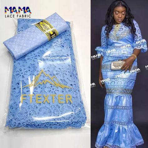 Tissu africain en dentelle suisse avec Bazin Riche pour confection de robes traditionnelles indiennes, étoffe de haute qualité, 2.5 + 2.5 Yards, 2020 | AliExpress Best African Dresses, African Fashion Skirts, African Print Dress Designs, Traditional Indian Dress, African Maxi Dresses, African Fashion Modern, African Fashion Women Clothing, African Inspired Fashion, What To Wear To A Wedding